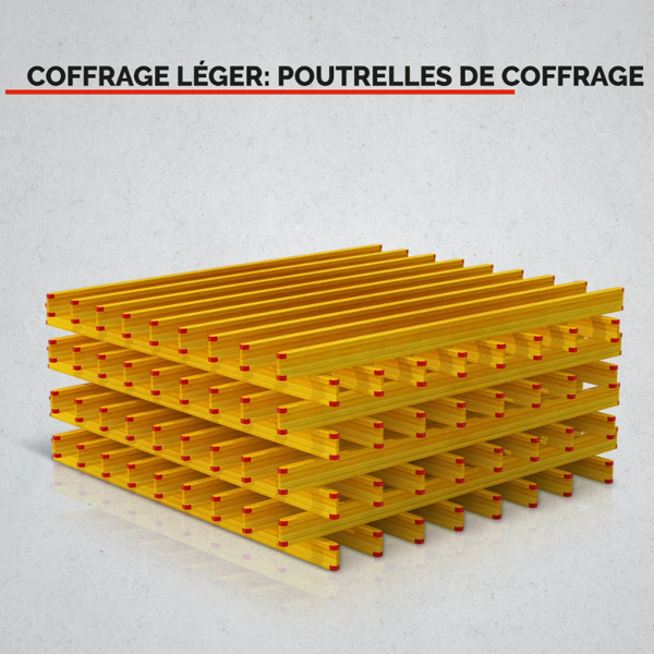 Coffrage Léger – Poutrelles de Coffrage