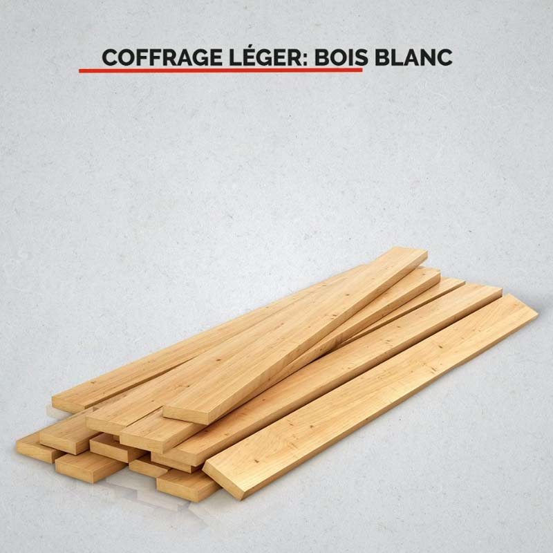 Coffrage Léger – Bois Blanc