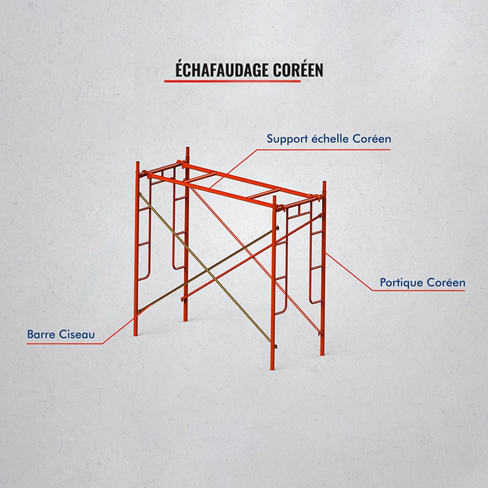 Échafaudage Coréen